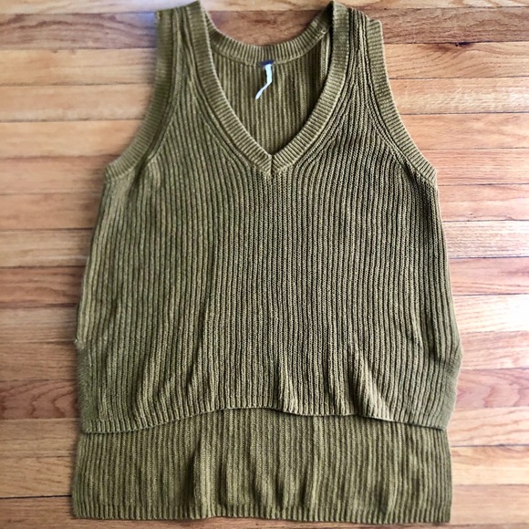 Free People Tops - Free People knit sweater vest